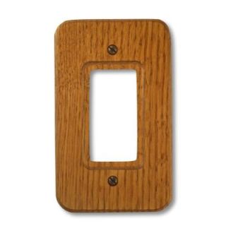 Amerelle Heritage 1 Toggle Wall Plate   Red Oak DISCONTINUED 190T