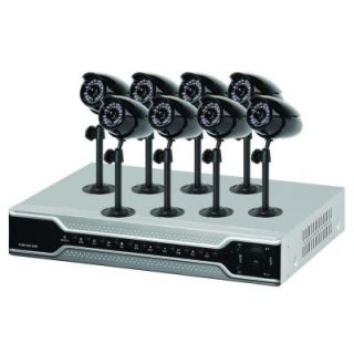First Alert 8 CH 320 GB Hard Drive Surveillance System with (8) 400 TVL Cameras DISCONTINUED 8800