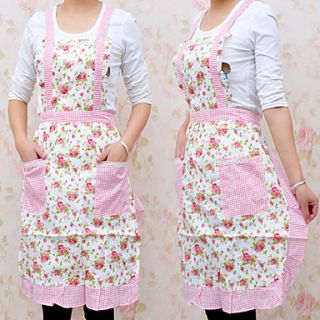Pink Princess Style Apron, Poly and Cotton W70cm x L90cm