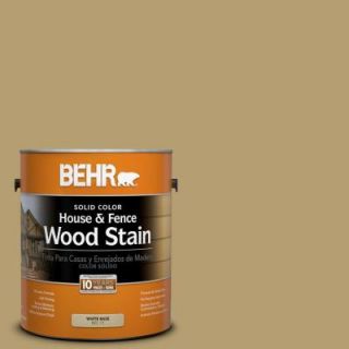 BEHR 1 gal. #SC 145 Desert Sand Solid Color House and Fence Wood Stain 01101