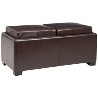 Home Decorators Collection Jean Double Tray Rectangular Ottoman HUD8234A