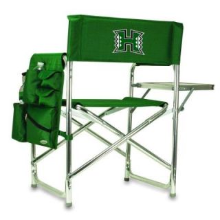 Picnic Time University of Hawaii Hunter Green Sports Chair with Digital Logo 809 00 121 204