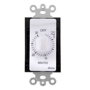 Westek 30 Minutes In Wall Countdown Timer   White TMSW30MW