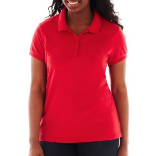 ARIZONA Short Sleeve Polo Shirt   Plus, Red