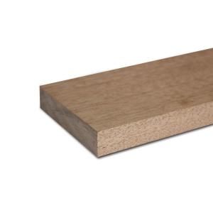 Sure Wood Forest Products 1 x 8 x 12 African Mahogany S4S Premium Hardwood Board 326167