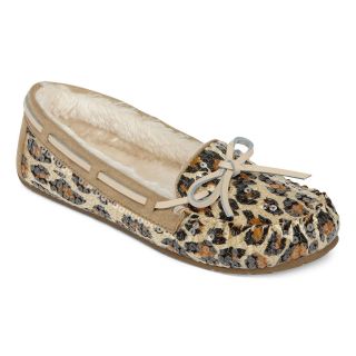 ARIZONA Melissa Sequin Moccasins, Leopard, Womens