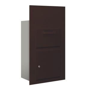 Salsbury Industries 3600 Series Collection Unit Bronze USPS Front Loading for 6 Door High 4B Plus Mailbox Units 3600C6 ZFU