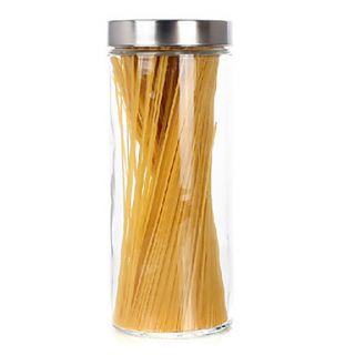 2000ML Glass Canister with Stainless Steel(201) Lid