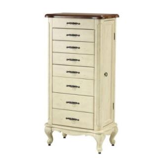 Home Decorators Collection Provence White Jewelry Armoire 0828700410