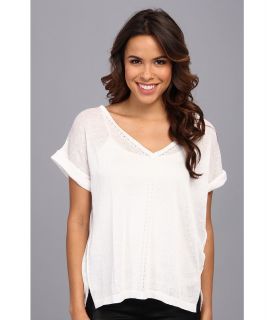 525 america S/S Roll S/S Tee Womens T Shirt (White)
