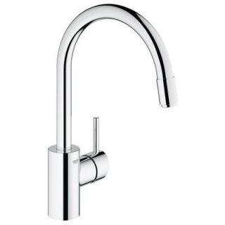 GROHE Concetto Single Handle Kitchen Faucet in StarLight Chrome 32665001