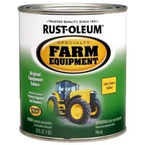 Rust Oleum Specialty 1 qt. John Deere Yellow Gloss Farm Equipment Paint (2 Pack) 7443502