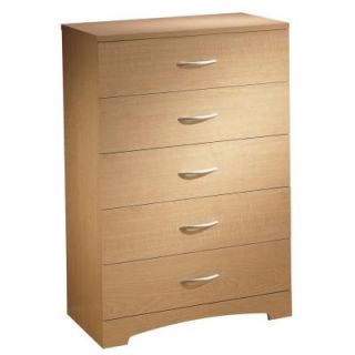 South Shore Furniture Urben 5 Drawer Chest in Natural Maple 3113035