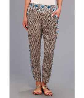 Free People Mixed Print Easy Pleat Pant Womens Casual Pants (Multi)