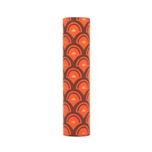 kaarskoker Cone 4 in. x 7/8 in. Orange Brown Paper Candle Covers, Set of 2 ORB CON 4C