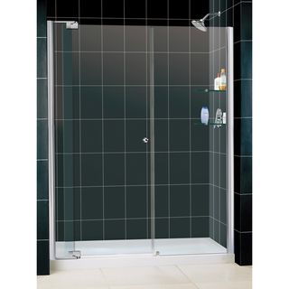 Dreamline Allure Frameless Pivot Shower Door And 30x60 inch Base