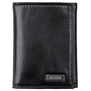 Guess Mens Genuine Leather Tri fold Wallet