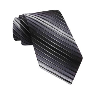Van Heusen Shaded Stripe Tie, Carbon, Mens