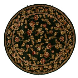 Halle Ebony Area Rug (8 Round)