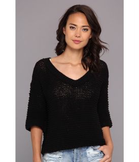 Free People Park Slope Sweater Womens Sweater (Black)