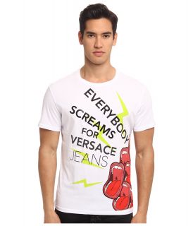Versace Jeans Everybody Screams Tee Mens T Shirt (White)