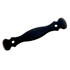 Amerock Traditional Classics 3 in. Oil Rubbed Bronze Finish Backplate Pull BP875 ORB