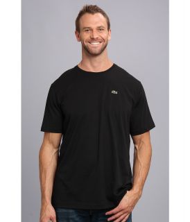 Lacoste Big S/S Jersey Crew Neck T Shirt Mens T Shirt (Black)