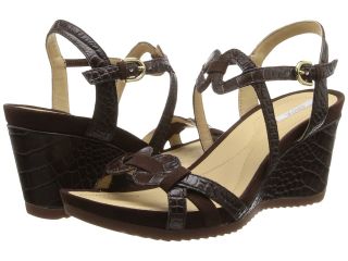 Geox D New Roxy Womens Wedge Shoes (Brown)