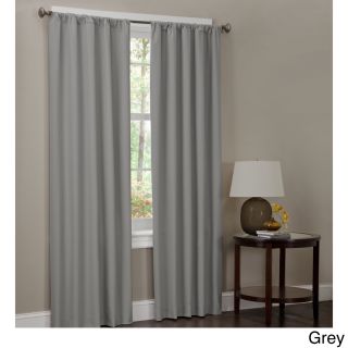 Maytex Mills Microfiber 84 Inch Curtain Panel Pair Grey Size 40 x 84