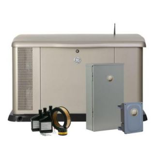 GE 20,000 Watt Generator System with Symphony II Whole House 200 Amp Transfer Switch with free Maintenance Kit 040503