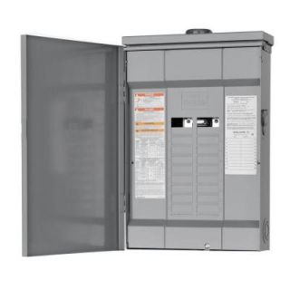 Square D by Schneider Electric Homeline 125 Amp 20 Space 20 Circuit Outdoor Main Lugs Load Center HOM20L125RB