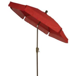 Fiberbuilt Umbrellas 7 1/2 ft. Patio Umbrella in Red 7GCRCB T Red