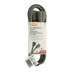 HDX 6 ft. 14/3 SPT 3 Air Conditioning Cord   Gray HD#277 711