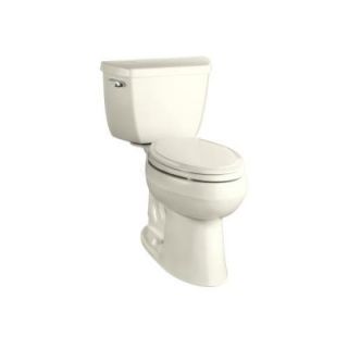 KOHLER Highline Classic The Complete Solution 1.28 gpf elongated toilet in Biscuit K 11499 96