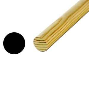 American Wood Moulding WM232 1 1/2 in. x 1 1/2 x 96 in. Wood Pine Full Round Pole Moulding 232 8