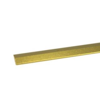 MD Building Products 1 3/8 x 144 in. Carpet Trim Brass (12 Pack) 89103