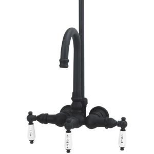 Elizabethan Classics TW16 3 Handle Claw Foot Tub Faucet without Hand Shower in Oil Rubbed Bronze ECTW16 ORB