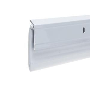 Frost King E/O 2 3/8 in. x 36 in. Aluminum White and Vinyl Ex Wide Door Sweep A82/36W