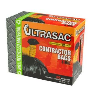 Ultrasac 42 gal. Contractor Bag (20 Count) HMD 792697