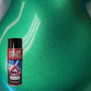 Alsa Refinish 12 oz. Stylin Basecoats Shamrock Green Killer Cans Spray Paint KC ASB 09