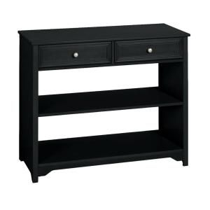 Home Decorators Collection Oxford Black 2 Drawer Console Table 2914500210