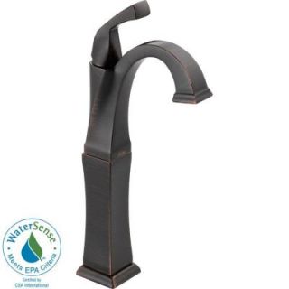 Delta Dryden Single Hole 1 Handle High Arc Bathroom Faucet in Venetian Bronze 751 RB DST