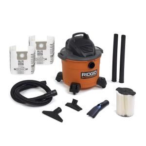 RIDGID 9 gal. Wet/Dry Vacuum with Bonus LED Lighted Car Nozzle and Free Dust Bags WD0976