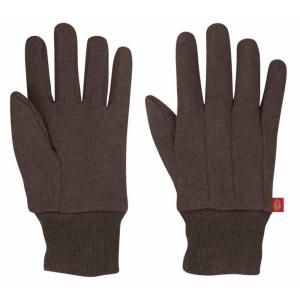 Dickies 9 oz. Brown Jersey Glove (6 Pair) D14351