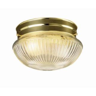 Design House Millbridge 1 Light Polished Brass Ceiling Light Fixture 507368