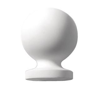 Fypon 16 in. x 12 in. x 12 in. Primed Polyurethane Post Ball Top Finial B12X16