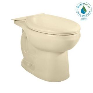 American Standard H2Option Siphonic Dual Flush Elongated Toilet Bowl Only in Bone 3706.216.021