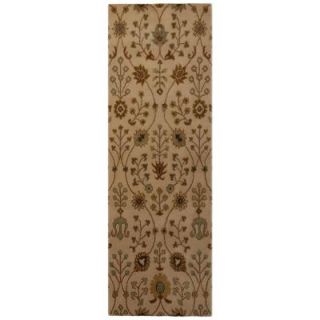 Home Decorators Collection Provencial Cream Wool 2 Ft. 6 In. x 8 Ft. Runner PROV2X8