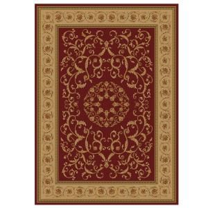 Orian Rugs Rochester Spanish Red 7 ft. 10 in. x 10 ft. 10 in. Area Rug 211573