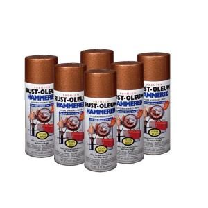 Rust Oleum Stops Rust 12 oz. Gloss Copper Hammered Spray Paint (6 Pack) DISCONTINUED 182780